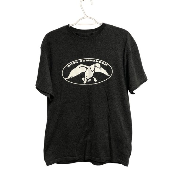 Duck Commander T Shirt Mens Size Large Dark Gray Short Sleeve Tee NEW - Picture 1 of 5